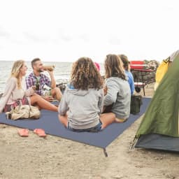 Camping Mat Waterproof Camping Tarp Picnic Mat Beach Blanket Multifunctional Tent Footprint Sun Canopy Ground Sheet for Hiking