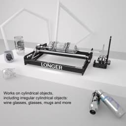 Rotary Roller Upgrade Kits For Laser Engraver Cutting Machine Engraving Cutting Cylindrical object