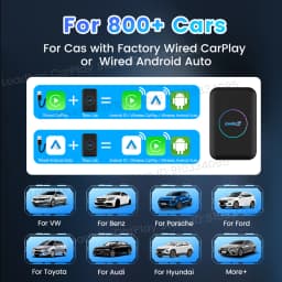 2026 Carlinkit LITE Wireless Android Auto & Car Play Ai Box Usb Watch Videos Online 32GB For Netflix Iptv 3 IN 1 Carplay Tv Box