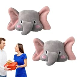 2pcs Cute Cartoon Plush Doll Curtains Holders Drape Holdbacks Creative Window Curtains Hooks Curtains Clip Rings, Drapes Tieback