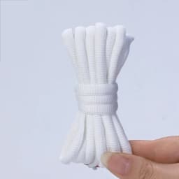 1Pair Round Shoe Laces for Basketball Sneakers Men and Women Casual Shoes Shoelaces Non-slip Shoelace Sport / Running Strings