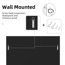 Wall Art Mirror: Elegant Square Wall Silver Glass Decorative Accent Mirror Golden Rim for Hallway, Mantle, Living Room Decoratin