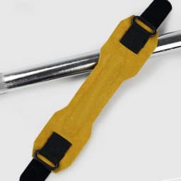 Patella Tendon Strap PU Leather Ergonomic Patellar Strap 2PCS Portable Multipurpose Knee Strap Yellow Support Brace For Left And