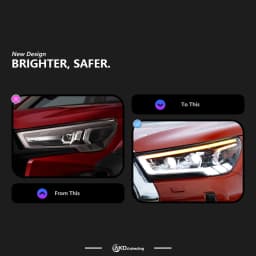 AKD Head Lamp for Toyota HILUX REVO LED Headlight 2021-2022 Headlights HILUX DRL Turn Signal High Beam Angel Eye Projector Lens