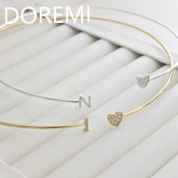DOREMI Colorful Zircon Letters Initial Letter Name Necklace Private Custom Gift Jewelry Necklace Initial Letter Choker