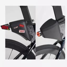 Bikes Saddle Bag Large Capacity Bikes Frame Bag Bicycles Saddle Bag Streamlined Rear Rack Bag Bicycles Rack Bag For Tools Spare