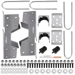 Rear 8" Drop Lower Flip & C-Notch Kit For Chevy Silverado GMC Sierra C3500 88-98