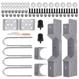 Rear 8" Drop Lower Flip & C-Notch Kit For Chevy Silverado GMC Sierra C3500 88-98
