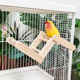 Bird Climbing Toys Folding Climbing Ladder Multi-purpose Beak Grinding Toys Bird Cage Accessories For Standing Climbing Resting