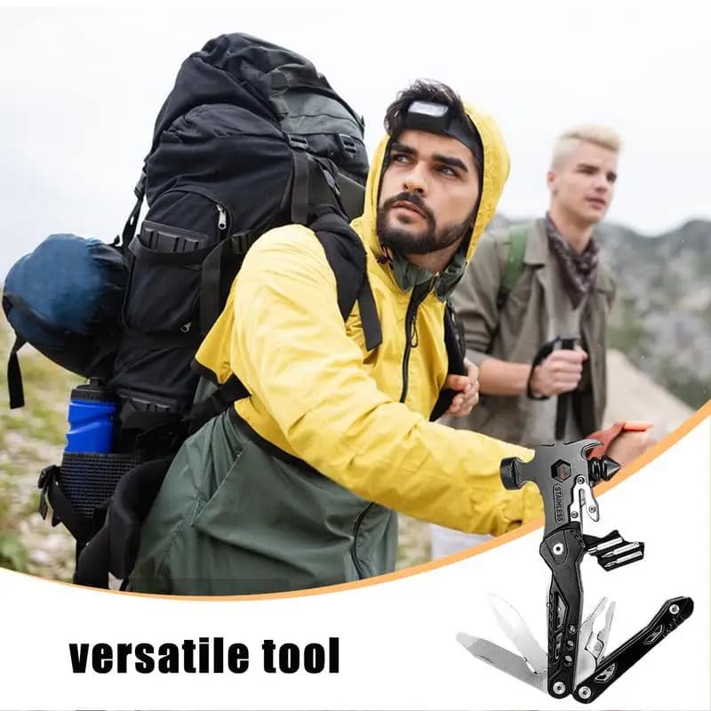 Car Window Breaker Escape Hammer Seat Belt Cutter Folding Auto Rescue Tool Car Glass Breaker Safety Hammer Cutting Tool Survival