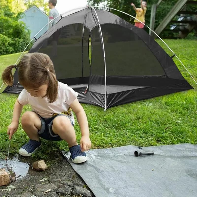 2 Person Family Camping Beach Tents Mesh Net Tent Outdoors Fly Net Tent Quick Installation Ventilated Tent Folding Camping Tent