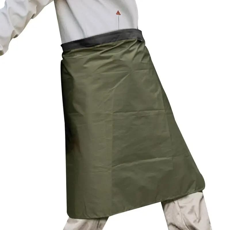 Waterproof Rain Skirt Outdoor Windproof Women Half-Length Lightweight Raincoat Camping Hiking Skirt Fit for 70-120cm Waist