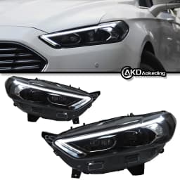 AKD Head Lamp for Ford Mondeo Fusion Headlight 2013-2016 Headlights Mondeo DRL Turn Signal High Beam Angel Eye Projector Lens