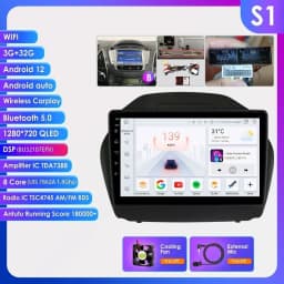 Hizpo Car Radio For Hyundai Tucson 2 IX35 2011 - 2017 Wireless CarPlay Android Auto Intelligent Systems 2din 4G WIFI DSP GPS BT