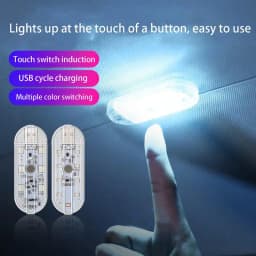 LED Flashing Lights For Car 7 Colors USB Rechargeable Lights High Brightness LED Anti-Collision & Warning Lights For Motorcycles