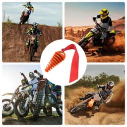 Wash Plug Exhaust 2 Strokes Wash Plug Dirtbike 2 Strokes Dirtbike Exhaust Plug With Streamers For Mufflers Exhaust Silencer