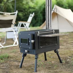 Stove Pipe Stainless Steel Chimney Furnace Tube Adjustable Woodstove Chimney Pipe Outdoor Wood Stove Accessories For Camping