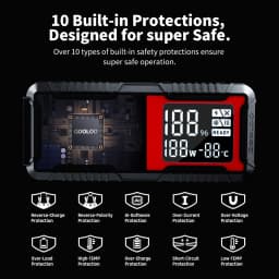 GOOLOO 4000A 12V Charger External Battery Booster 24000mah Car Jump Starter Car Battery PD100W Fast Charging Portable Power Bank
