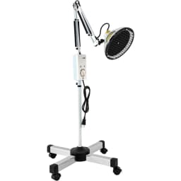 Far-Infrared Heating Lamp, 360° Rotatable Single-Head Infrared Lamp, Adjustable Circulation Pain Relief Heating Device 250W 110V