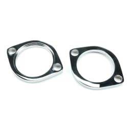 Exhaust Flange Install Kit Pair Flanges Gaskets Nuts Washers For Harley Big Twin