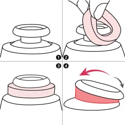 PlayVital 5 Colors 3 Different Strength 5 Pairs Precision Rings for ps5, for ps4, for Xbox Series, for Switch Pro Controller