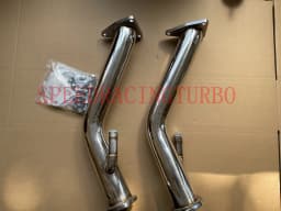 DOWNPIPE PIPE FOR Test Pipes Decat Catless Straight Downpipe Exhaust FITS For 08-13 Nissan 370z Infiniti G37