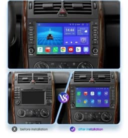 Hizpo 8" Android Multimedia Screen for Mercedes Benz B200 Sprinter W906 W639 AB Class W169 W245 Viano Vito Car Auto Radio 8+128G