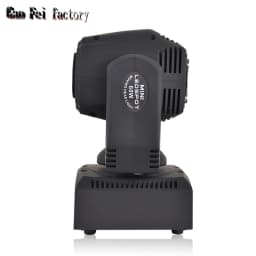 LED Mobile Lyre Spot Lights High Brightness Moving Head 60W With 8Gobos 7colors By 512DMX Control For DJ Disco Party Light
