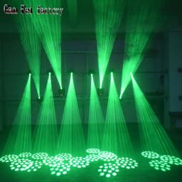 LED Mobile Lyre Spot Lights High Brightness Moving Head 60W With 8Gobos 7colors By 512DMX Control For DJ Disco Party Light