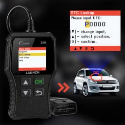 LAUNCH X431 Creader 319 CR319 Auto Code Reader OBDII Scanner Professional Automotive Scanner Obd2 Scanner Diagnostic Tools X431