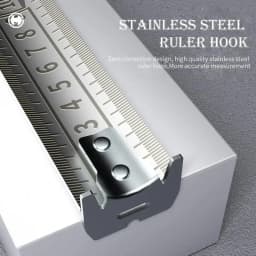 Hollow Carbon Steel Nickel Plated Ruler Washable Waterproof Resistant Distance Analyzer High Precision Metal Measuring Scale