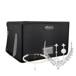Fire Proof Document Safe Box Waterproof Safe Box Locking File Box Sealed Portable Large Capacity Filing Cabinet Organizer For