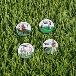 Magnetic Golf Marker Caps Clip Golf Scene Golf Marker Holder For Secure Metal Ball Markers In Place Golf Ball Marker Hat Clip