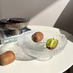 Crystal Fruit Plate Snack Candy Desktop Decorative Plate Dance Wedding Tableware Bread Plate Cake Stand Bowl Food Fruit Plates