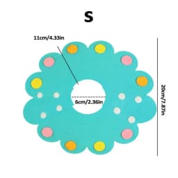 Soft Cat Recovery Collar Adjustable Anti Bite Sun Flower Neck Collar Pet Health Supplies For Cat Kitten Puppy And Dog
