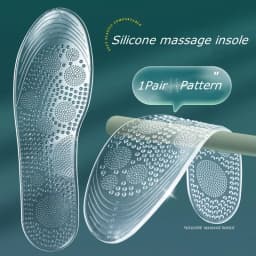 Non Slip Silicone Insoles for Shoes Orthotic Arch Support Insole Soft Shoe Inserts Sport Anti-slip Template Man Women Shoe Sole
