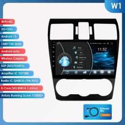 4G DSP Carplay Android 14 Car radio For Subaru Forester MK4 Impreza XV Crosstrek 2012-2014 multimedia player GPS Stereo headunit