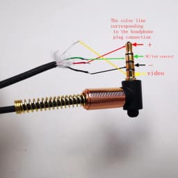 Submarine Chamber Cable4-Core Underwater Imaging Camera Cable 30M Headphone Head Diving Room Fishing Accessories