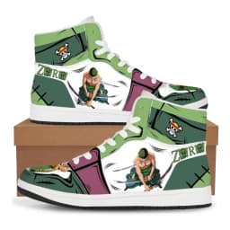 One Piece Customized Anime Sneakers Basketball Shoes Fashion Men and Women High Top Casual Shoes Monkey D. Luffy Festival Gift