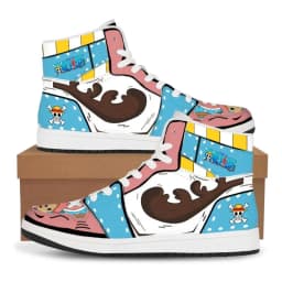 One Piece Customized Anime Sneakers Basketball Shoes Fashion Men and Women High Top Casual Shoes Monkey D. Luffy Festival Gift