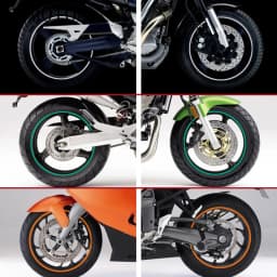1set of 16pcs Wheel Sticker Reflective Rim Stripe Tape Bike Motorcycle Stickers For Honda For Kawasaki Z750 Z800 For YAMAHA MT07