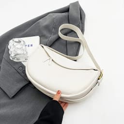 Fashionable Retro New Leather Bag, Women's Dumpling Bag, Shoulder Bags, Crossbody Bags, Trendy and Versatile Soft Leather Bag