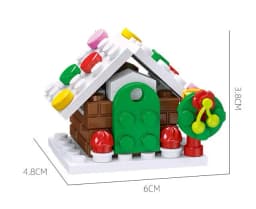 Christmas Blocks Toys Santa Claus Reindeer Action Figures Building Bricks Toy Gift