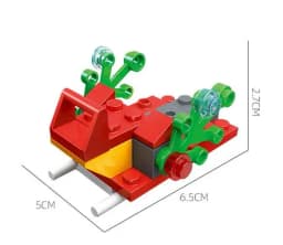 Christmas Blocks Toys Santa Claus Reindeer Action Figures Building Bricks Toy Gift