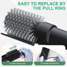 Electric BBQ Cleaner Brush Wireless Stainless Steel Rotary Grill Brush for Outdoor Grill Steam BBQ Cleaning Brush Accessoires