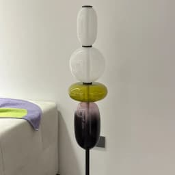 Nordic Denmark Colored Glass Lollipop Glass Desk Lamp Living Room Bedhead Study Room LED Home Decoration