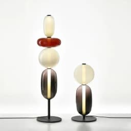 Nordic Denmark Colored Glass Lollipop Glass Desk Lamp Living Room Bedhead Study Room LED Home Decoration