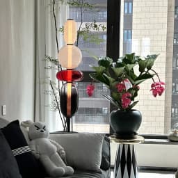 Nordic Denmark Colored Glass Lollipop Glass Desk Lamp Living Room Bedhead Study Room LED Home Decoration