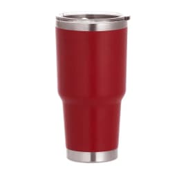 1 30oz Car Cup, Thermos Cup with Sealed Sliding Lid, Coffee Cup, Office Cup, Gift Cup, Cold-Keeping Cup, Snowman Cup, Powder Coa