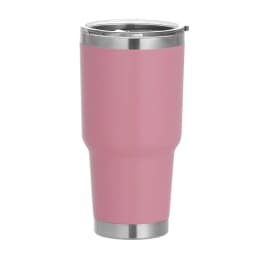 1 30oz Car Cup, Thermos Cup with Sealed Sliding Lid, Coffee Cup, Office Cup, Gift Cup, Cold-Keeping Cup, Snowman Cup, Powder Coa